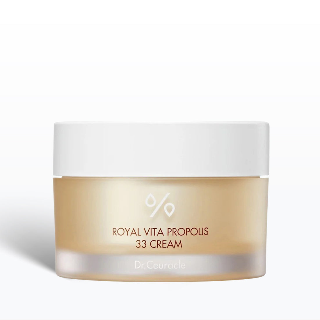 Jar of Royal Vita Propolis 33 Cream on a white background