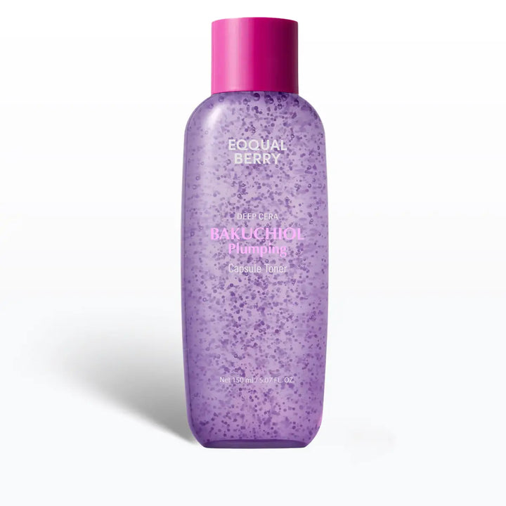 Eqqualberry Bakuchiol Plumping Capsule Toner on a white background