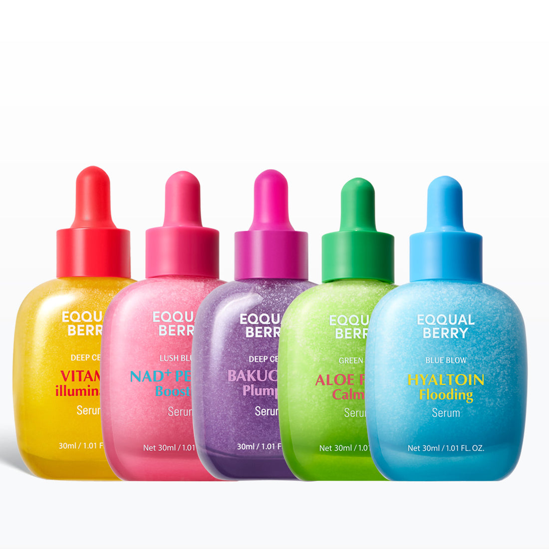 Eqqualberry Ultimate K-Beauty Serum Bundle (5-Step Set)