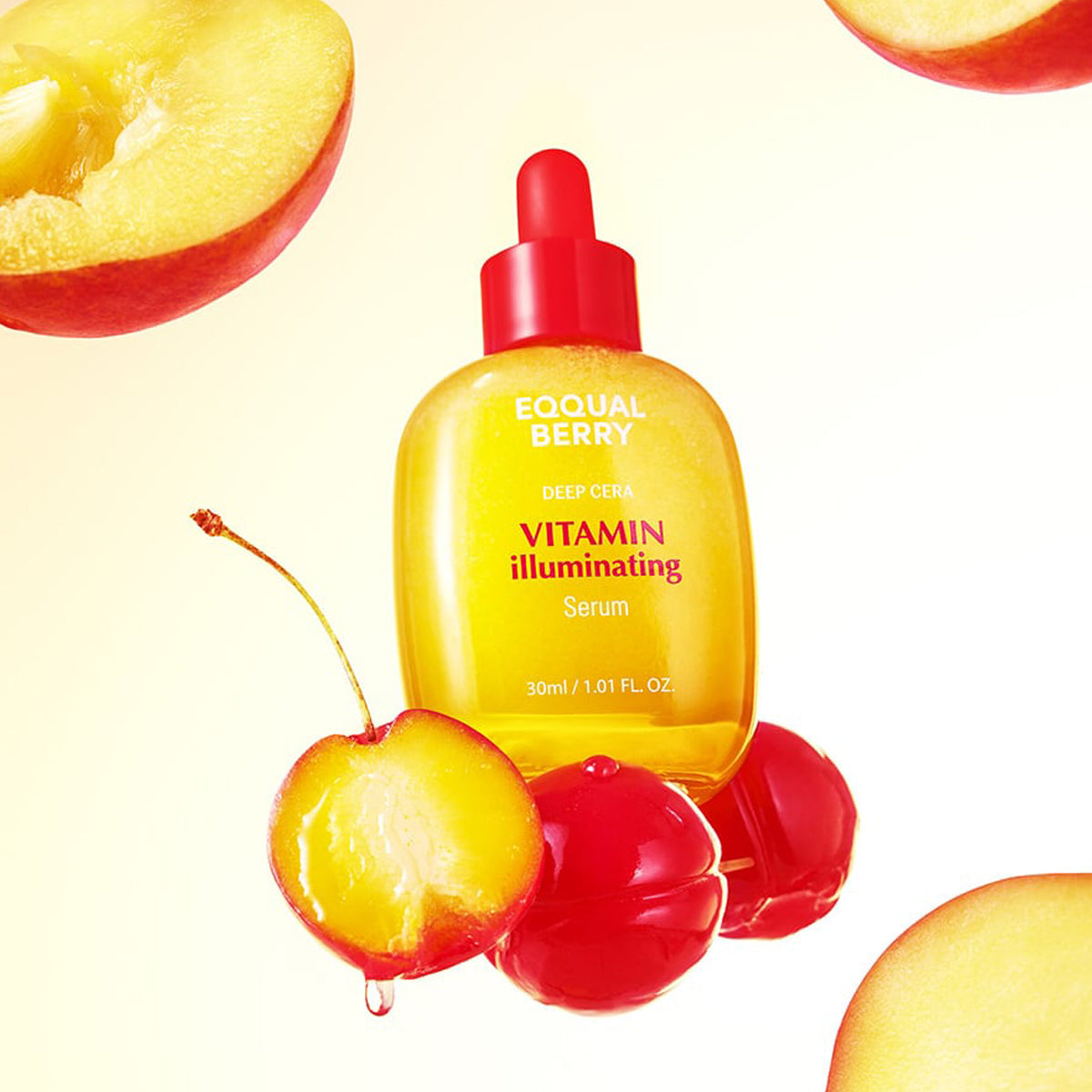 EQQUALBERRY Vitamin Illuminating Serum – Korean brightening serum with vitamin C for radiant, glowing skin. Still Life