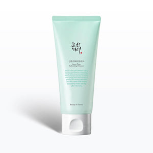 Tube of Beauty of Joseon cleanser on a white background