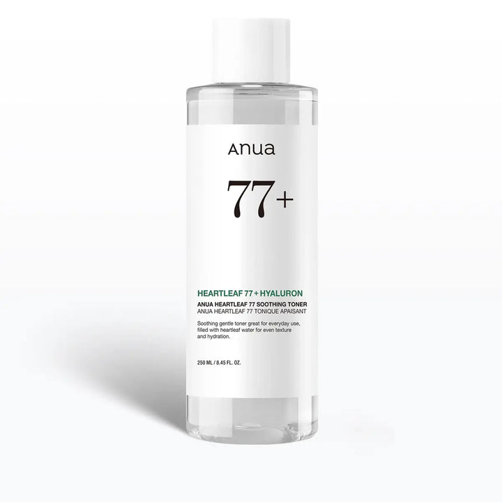 Anua Heartleaf 77% Soothing Toner bottle on a white background | K-beauty UAE