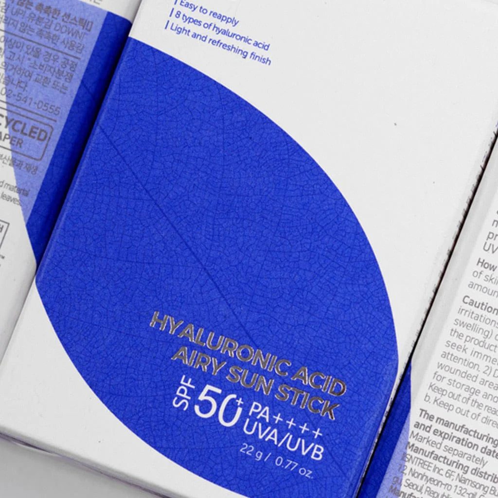 Isntree Hyaluronic Acid Airy Sun Stick SPF50+ PA++++ (22g)