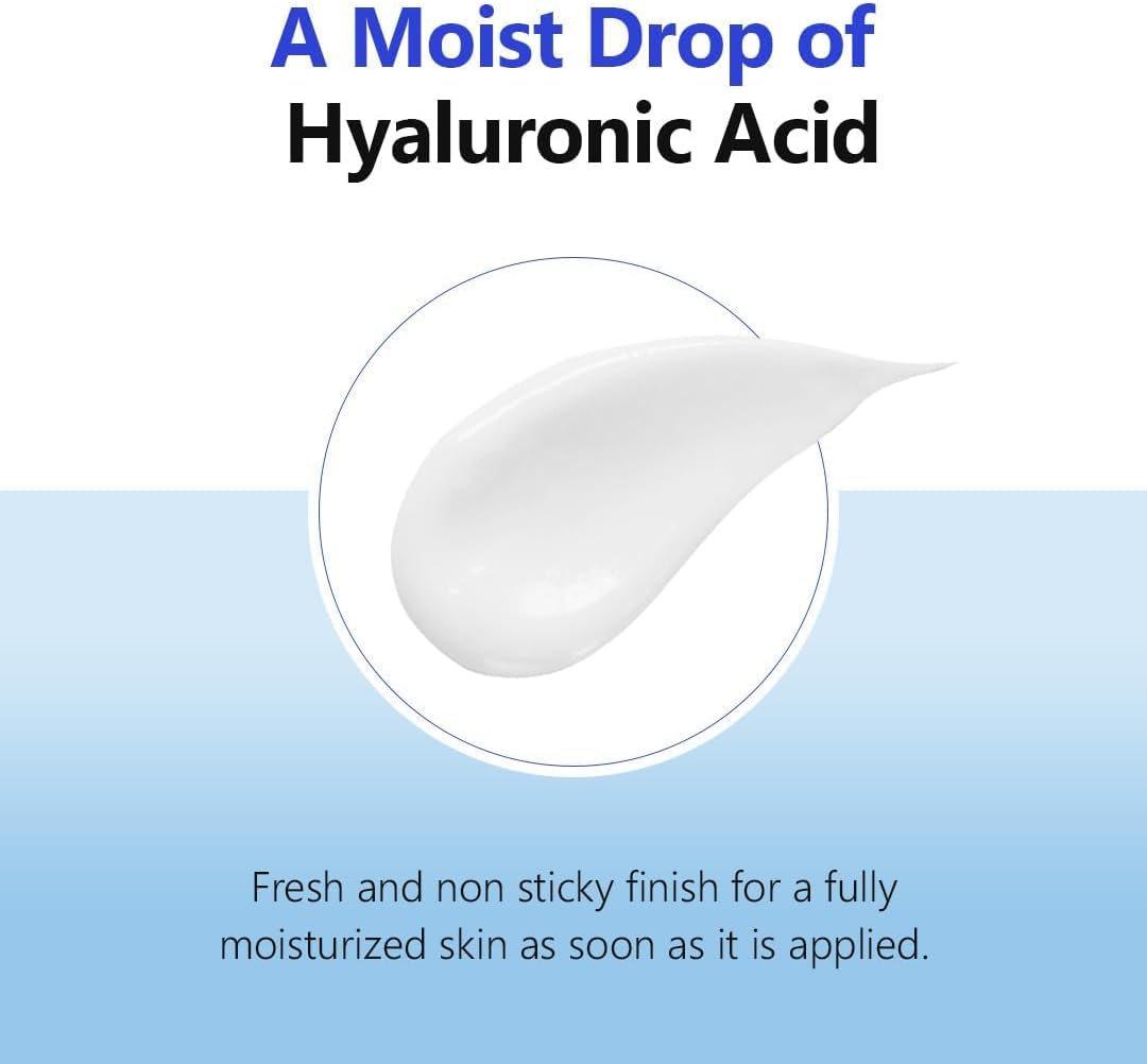 Isntree Hyaluronic Acid Aqua Gel Cream – Lightweight Korean moisturizer with 5 types of hyaluronic acid | Perfect for oily and dehydrated skin | Shop in Dubai at Mirae Beauty Hub UAE. Moist