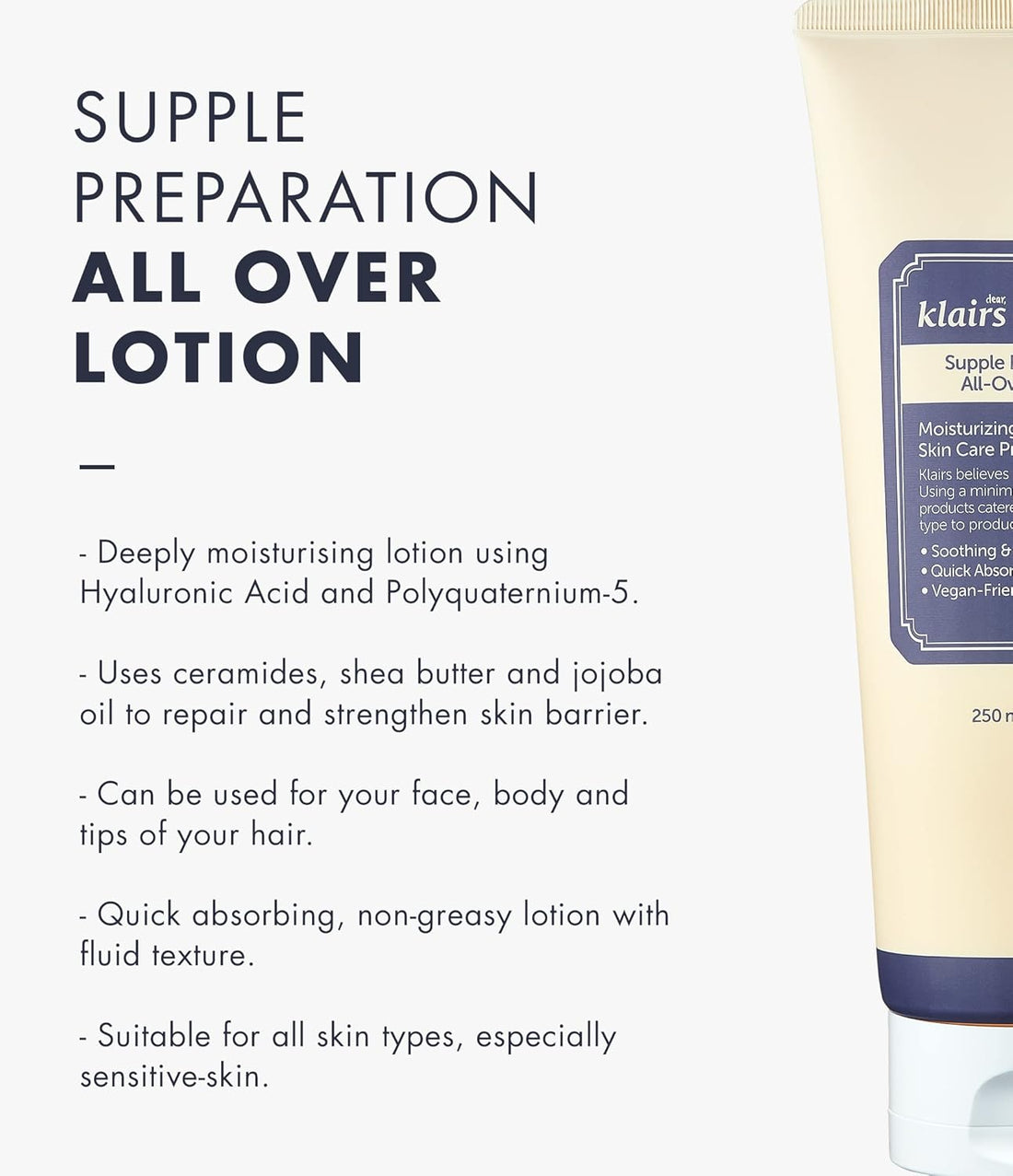 Klairs Supple Preparation All-Over Lotion - 250 ml