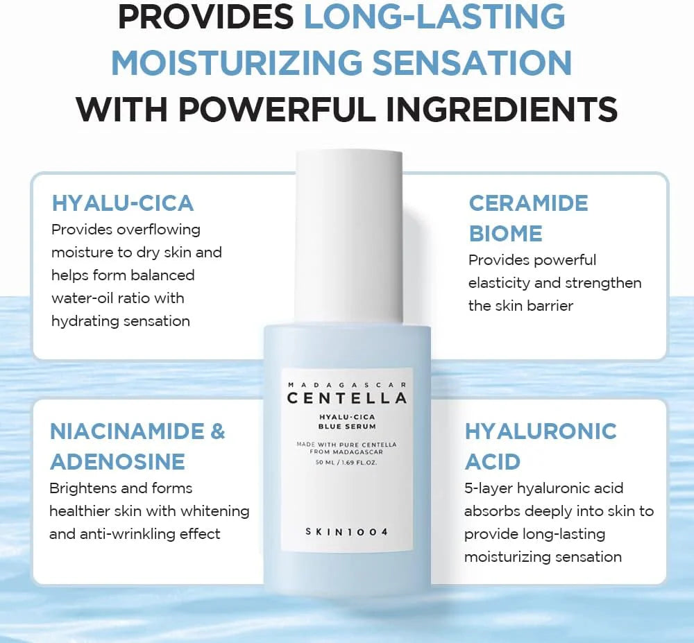 Madagascar Centella Hyalu-Cica Blue Serum 50ml