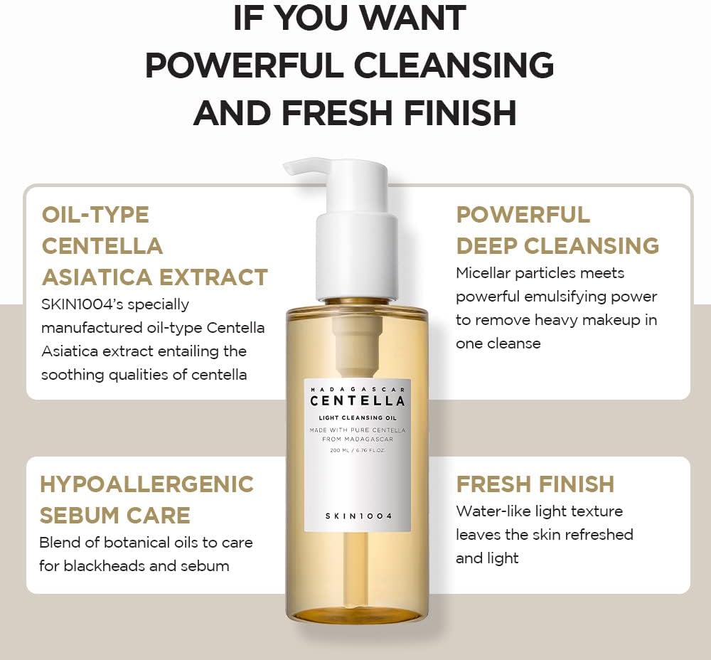 Madagascar Centella Light Cleansing Oil (200ml)