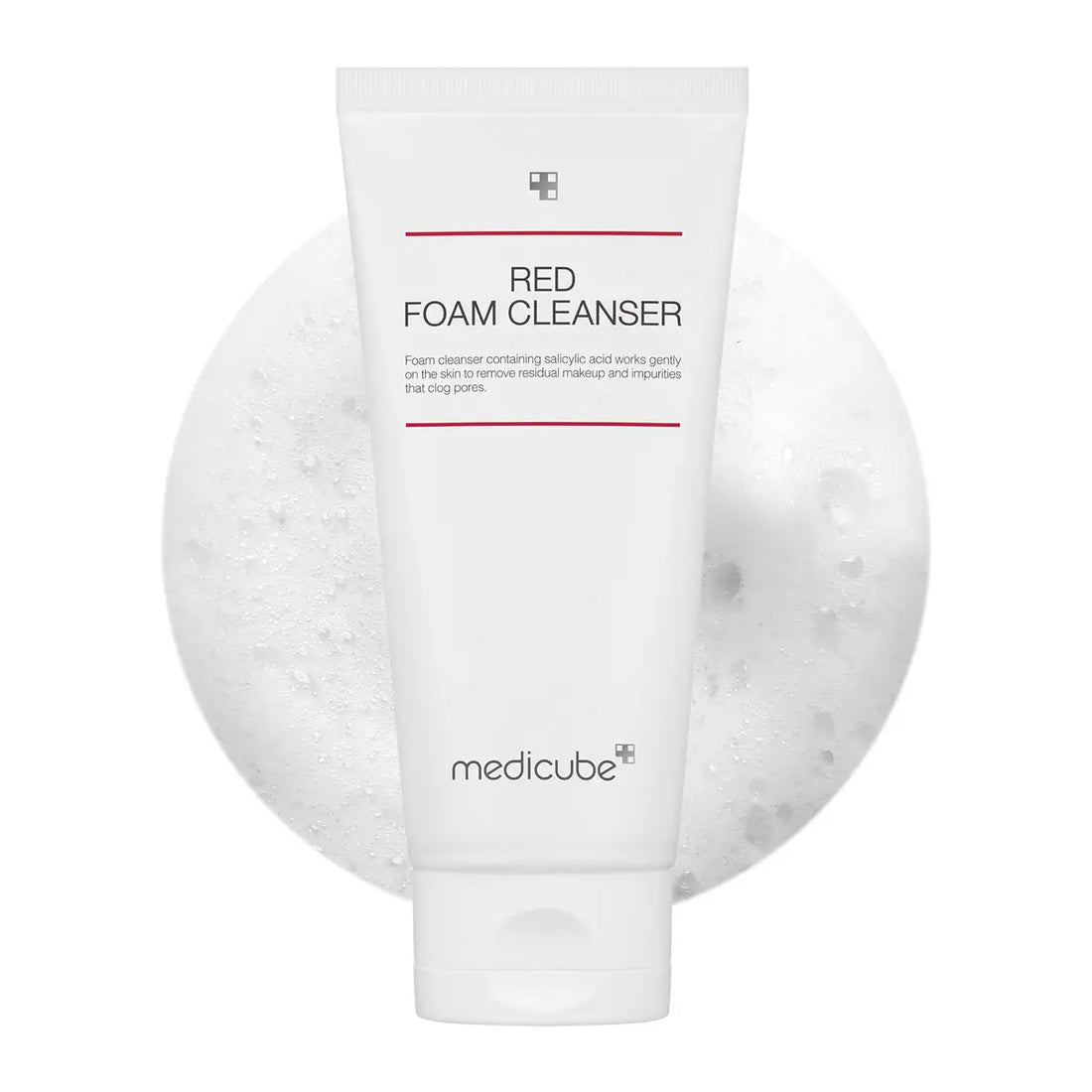 Medicube Red Foam Cleanser packaging on a white background