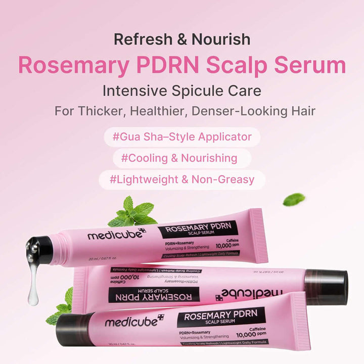 Medicube Rosemary PDRN Scalp Serum Key benefits