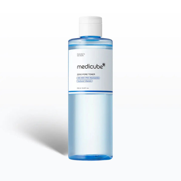 Medicube Zero Pore Toner bottle on a white background