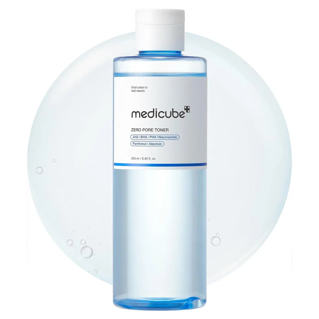 Medicube Zero Pore Toner bottle on a white background