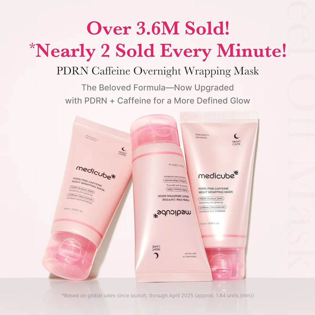 Medicube PDRN Pink Caffeine Night Wrapping Mask 75ml