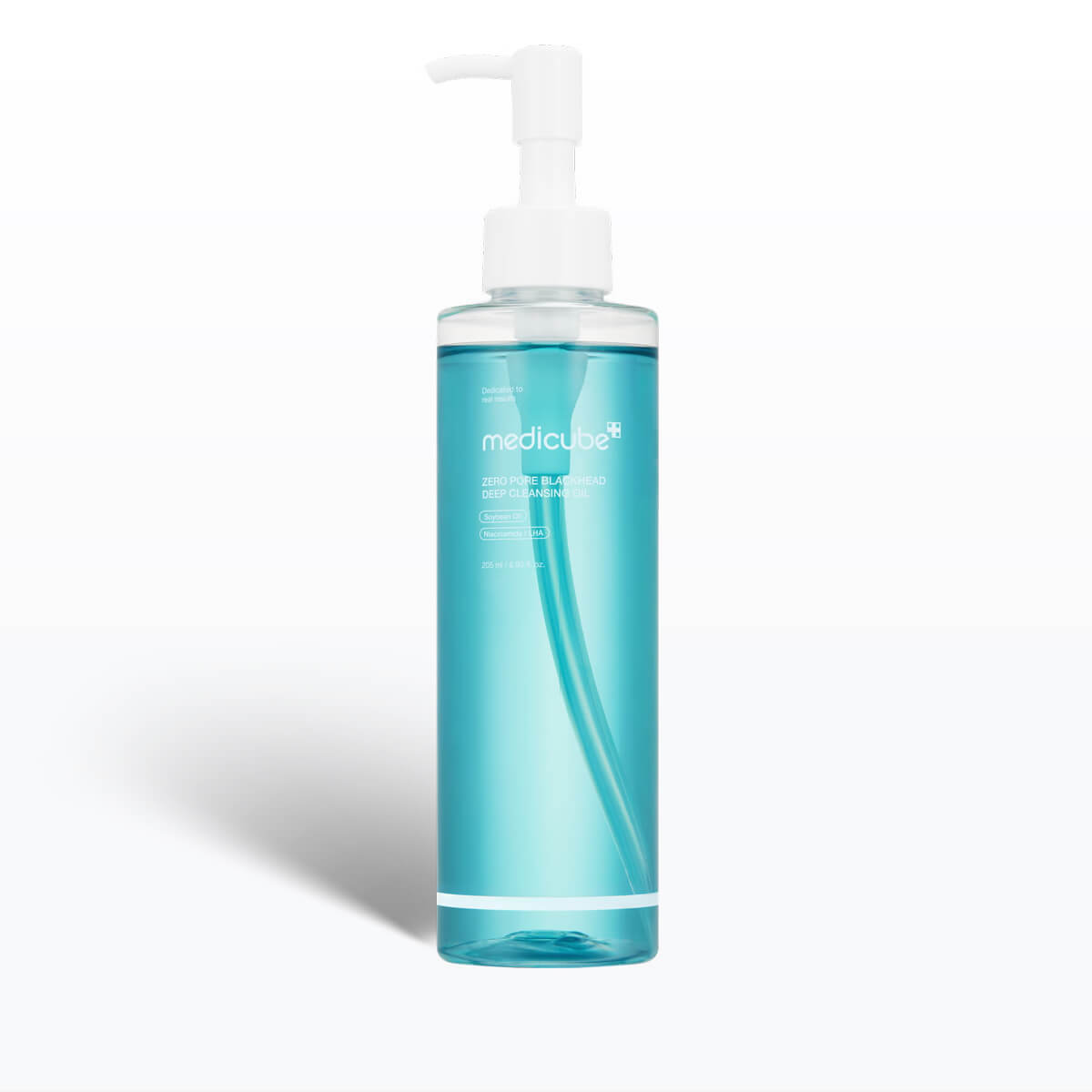 Medicube Cleansing Oil 205mL bottle for deep cleansing blackheads and unclogging pores in humid climates.