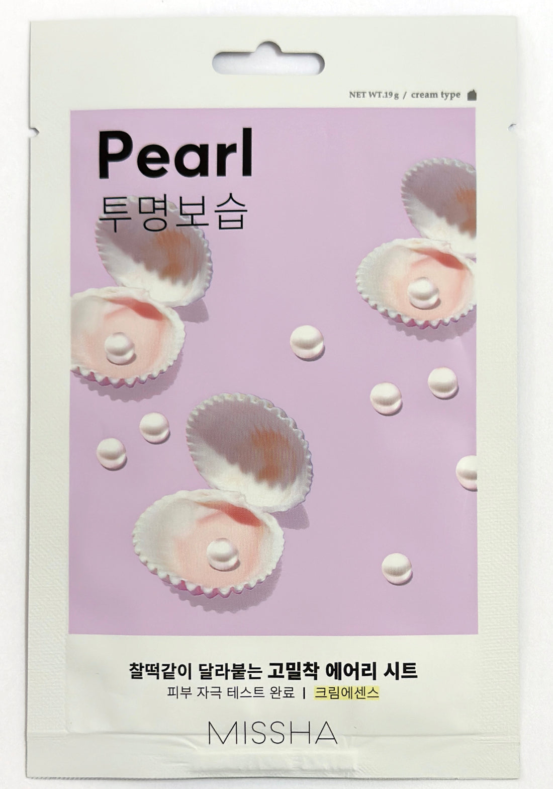 Missha Airy Fit Sheet Mask Pearl 19g