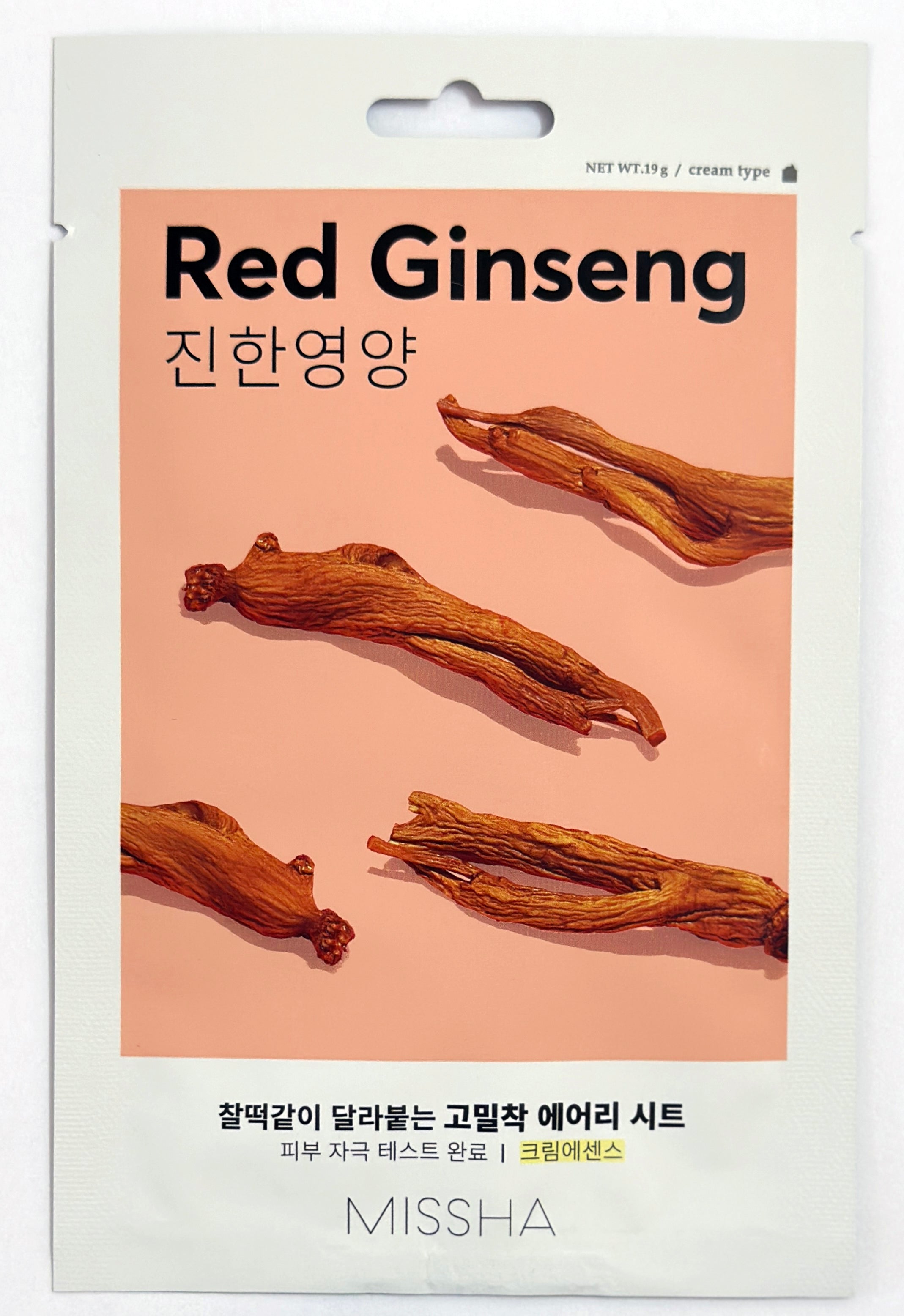 Missha Airy Fit Sheet Mask Red Ginseng (19g)