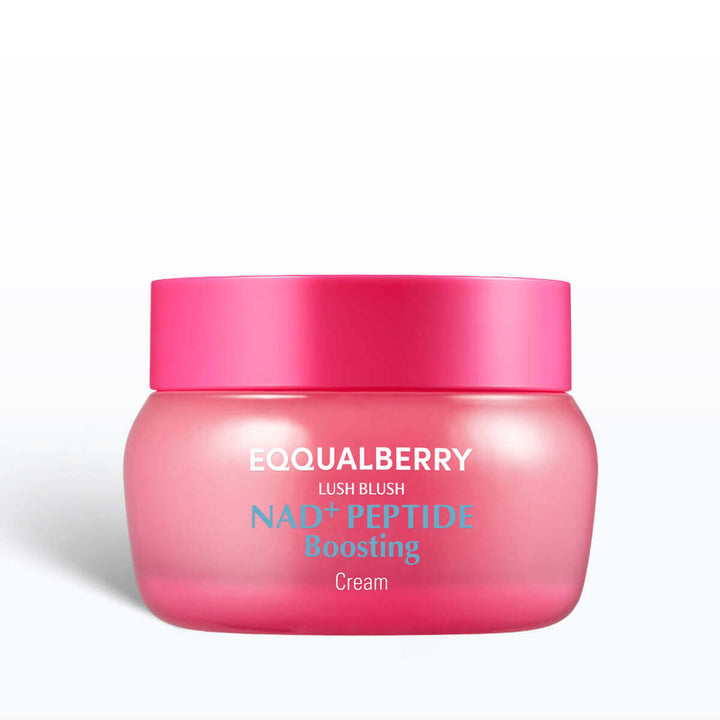 Eqqualberry NAD+ Peptide Boosting Cream 50mL Korean skincare moisturizer jar