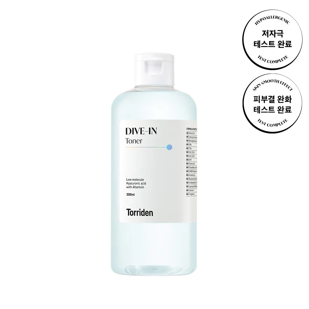 DIVE-IN Low Molecular Hyaluronic Acid Toner (300ml)