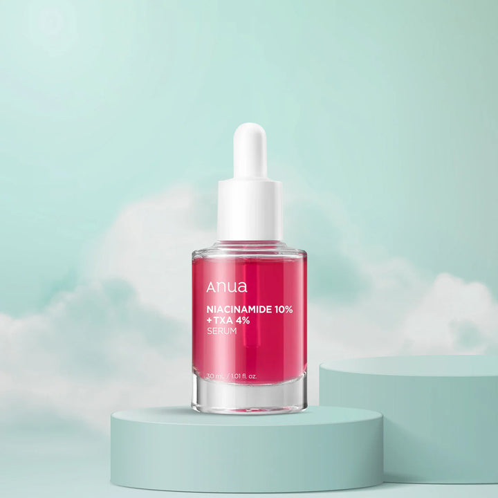 Anua Niacinamide 10% + TXA 4% Serum | Korean dark spot correcting serum with niacinamide and tranexamic acid | Buy in Dubai at Mirae Beauty Hub UAE. Front