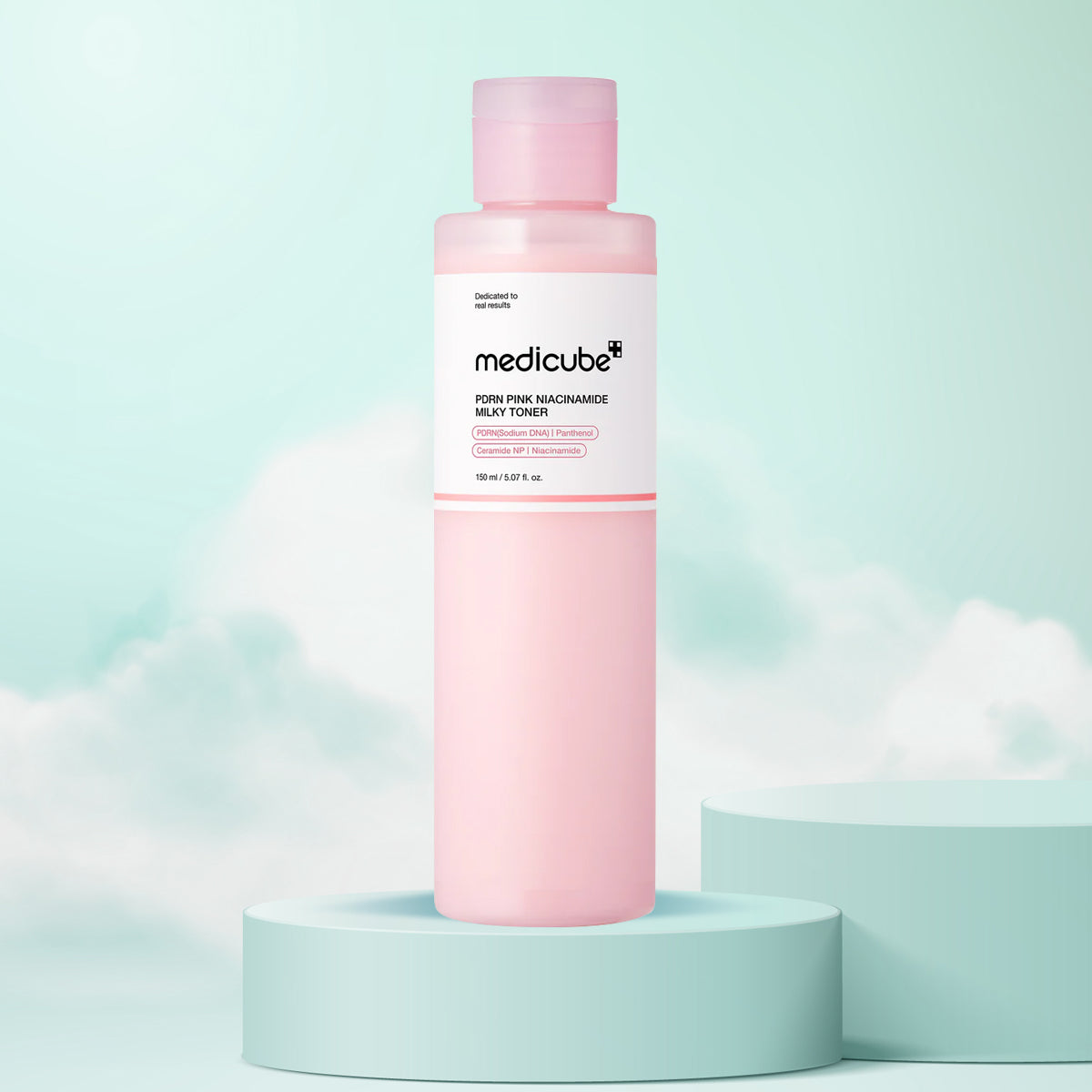 Medicube PDRN Pink Niacinamide Milky Toner – hydrating brightening toner for dry skin, UAE