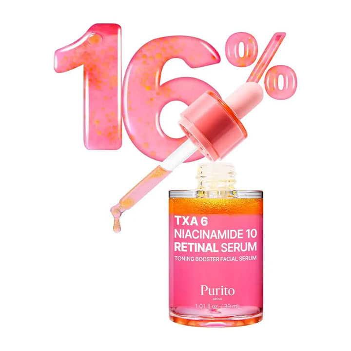 Purito TXA 6% Niacinamide 10 Retinal Serum - 16% Text