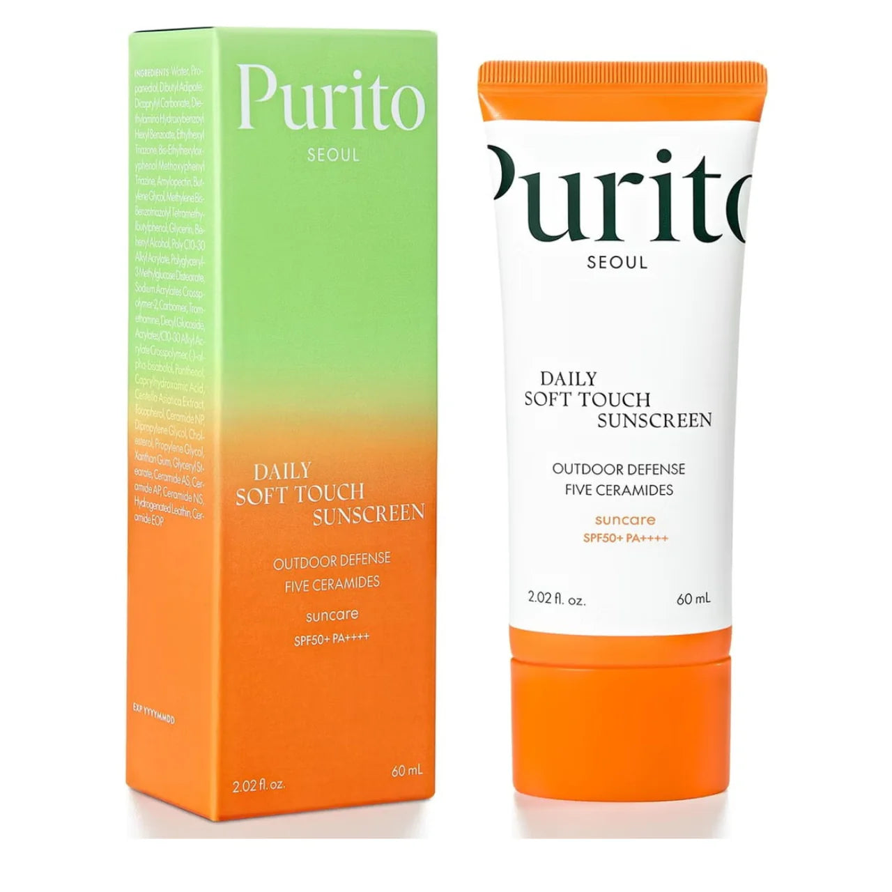 PURITO Daily Soft Touch Sunscreen SPF50+ PA++++ 60 mL