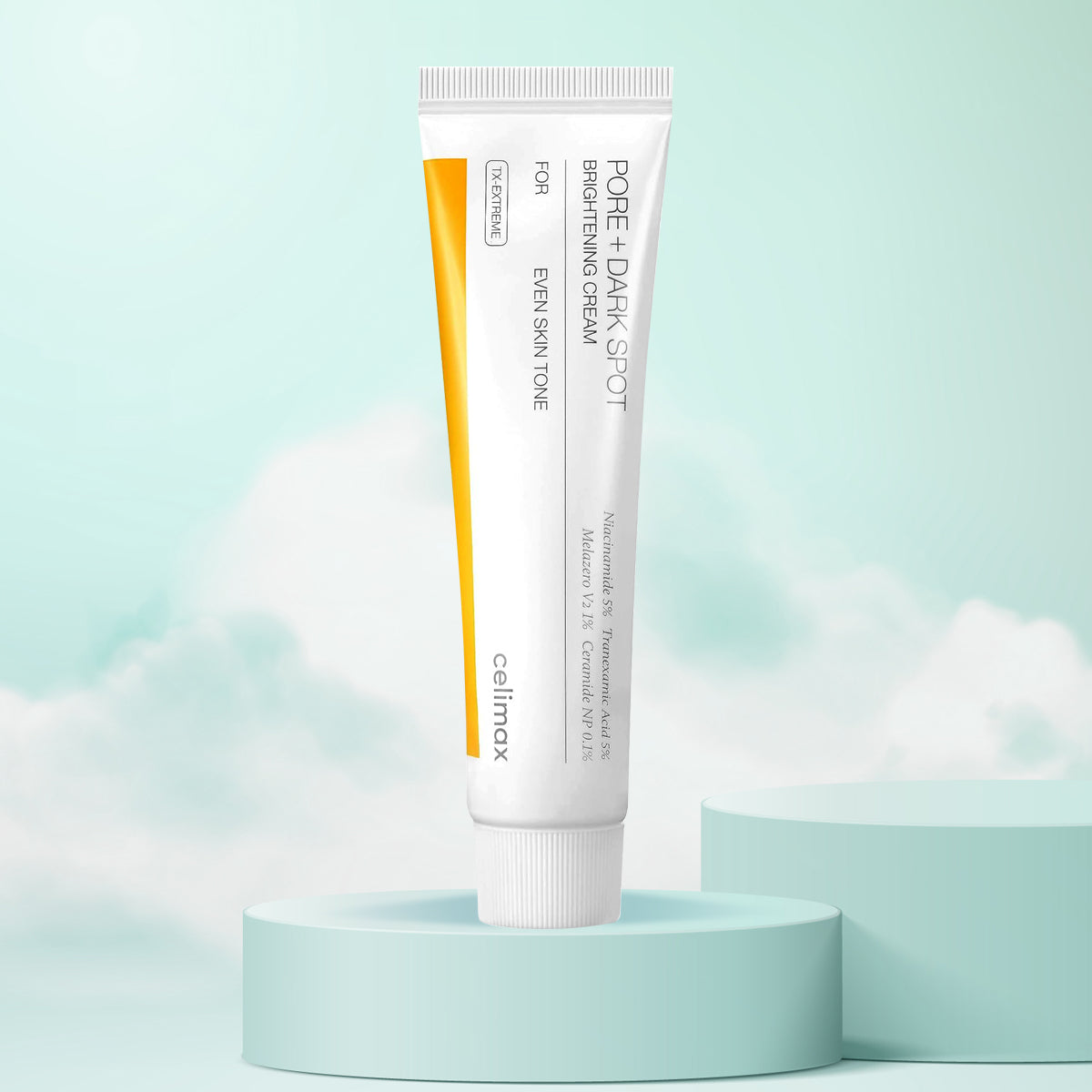 Celimax Pore+Dark Spot Brightening Cream 35mL – Korean skincare cream for dark spots, pigmentation, and pore care. Front