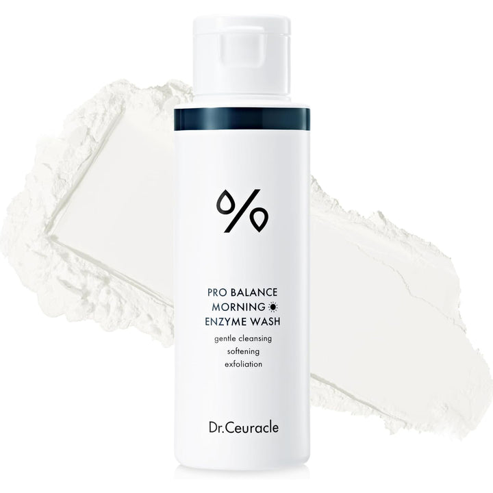 Dr. Ceuracle Pro Balance Morning Enzyme Wash bottle on a white background