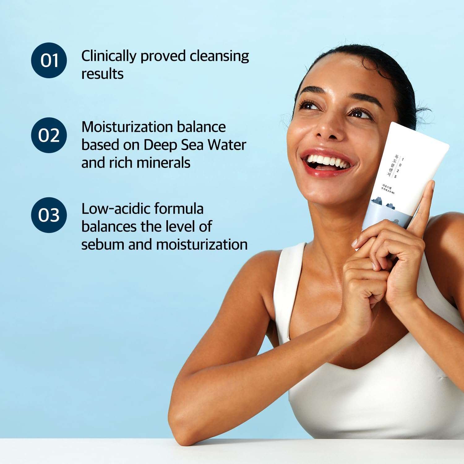 Round Lab 1025 Dokdo Cleanser, Gently cleanse and hydrate, USP