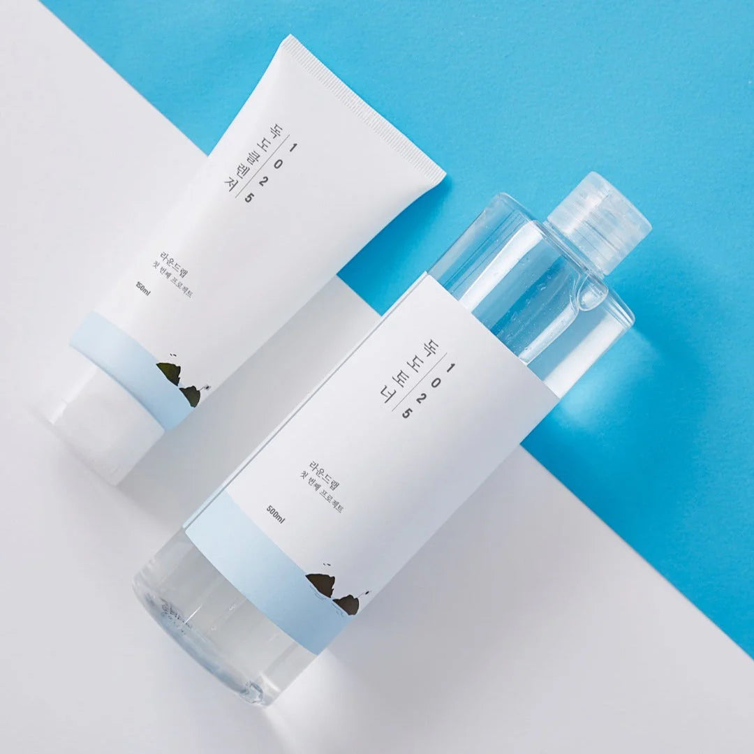 Round Lab 1025 Dokdo Cleanser, Gently cleanse and hydrate, Combo