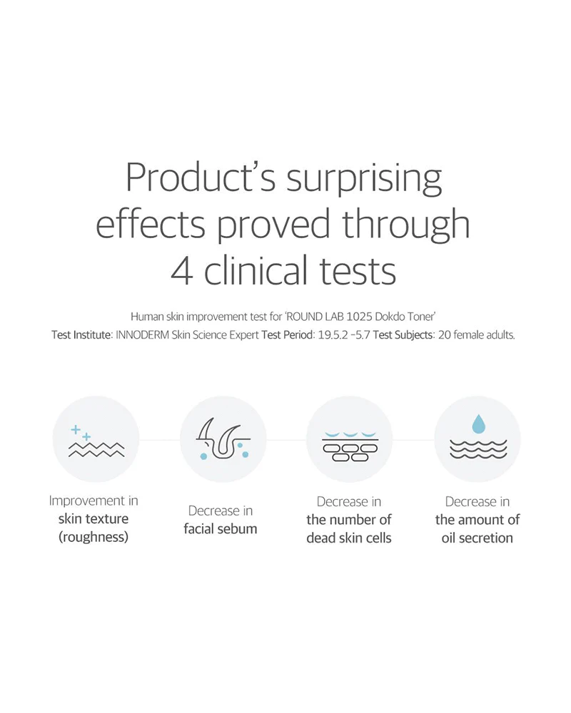 Round Lab 1025 Dokdo Toner 200ml hydrating and soothing Korean toner for sensitive skin