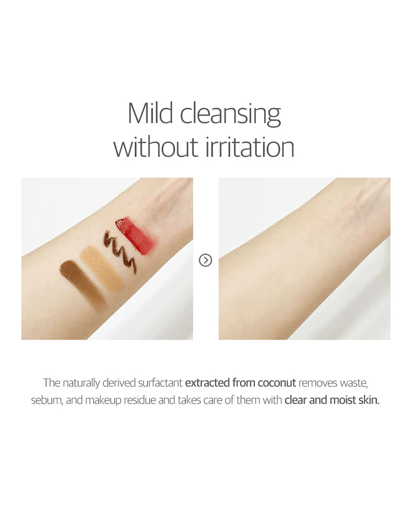 Round Lab Birch Juice Moisturising Cleanser – Korean skincare 150ml, In action