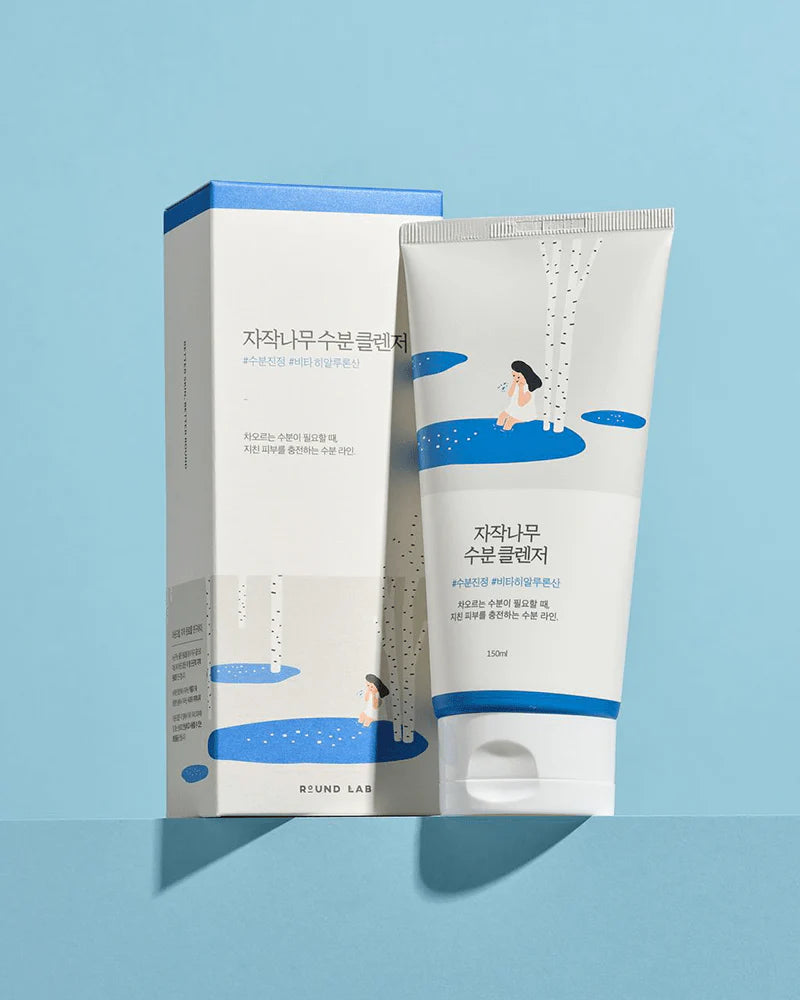 Round Lab Birch Juice Moisturising Cleanser – Korean skincare 150ml, Packaging