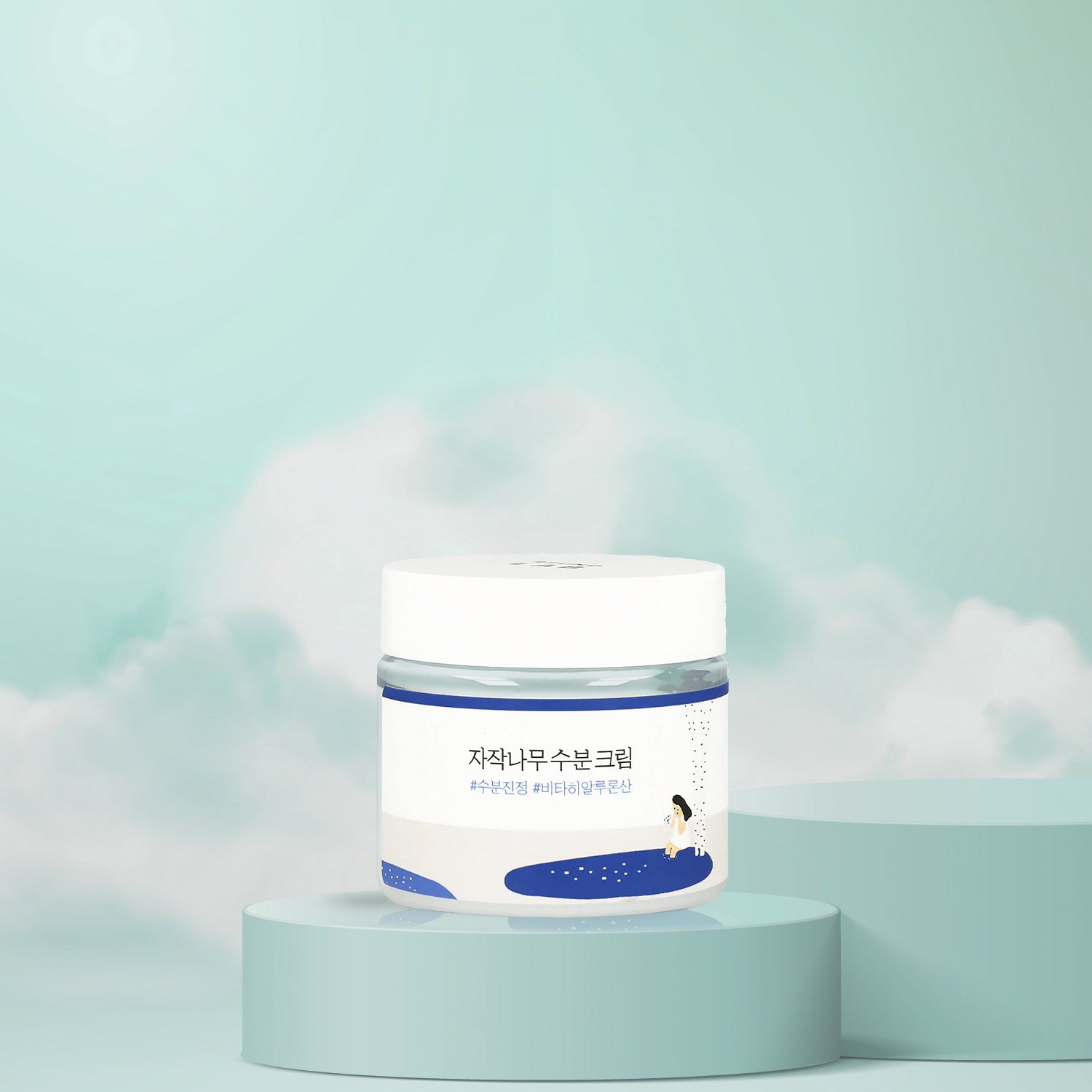 Round Lab Birch Juice Moisturising Cream – Korean skincare 80ml, Front