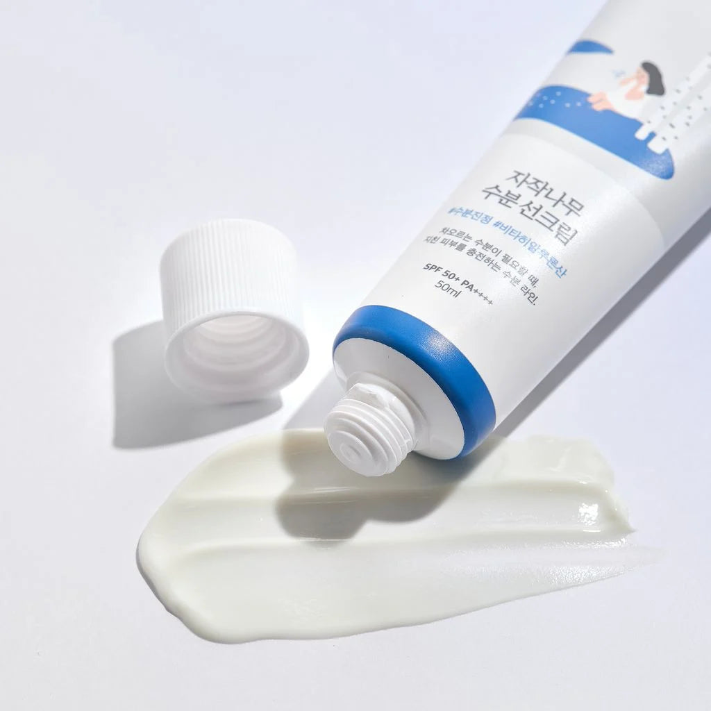 Round Lab Birch Juice Sun Cream SPF50+ – Korean skincare 50ml, Texture