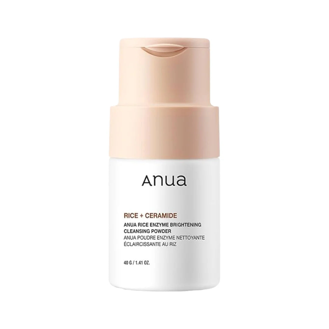 Anua Rice Enzyme Brightening Cleansing Powder | Korean powder face wash for radiant skin | Buy in Dubai at Mirae Beauty Hub UAE. Product