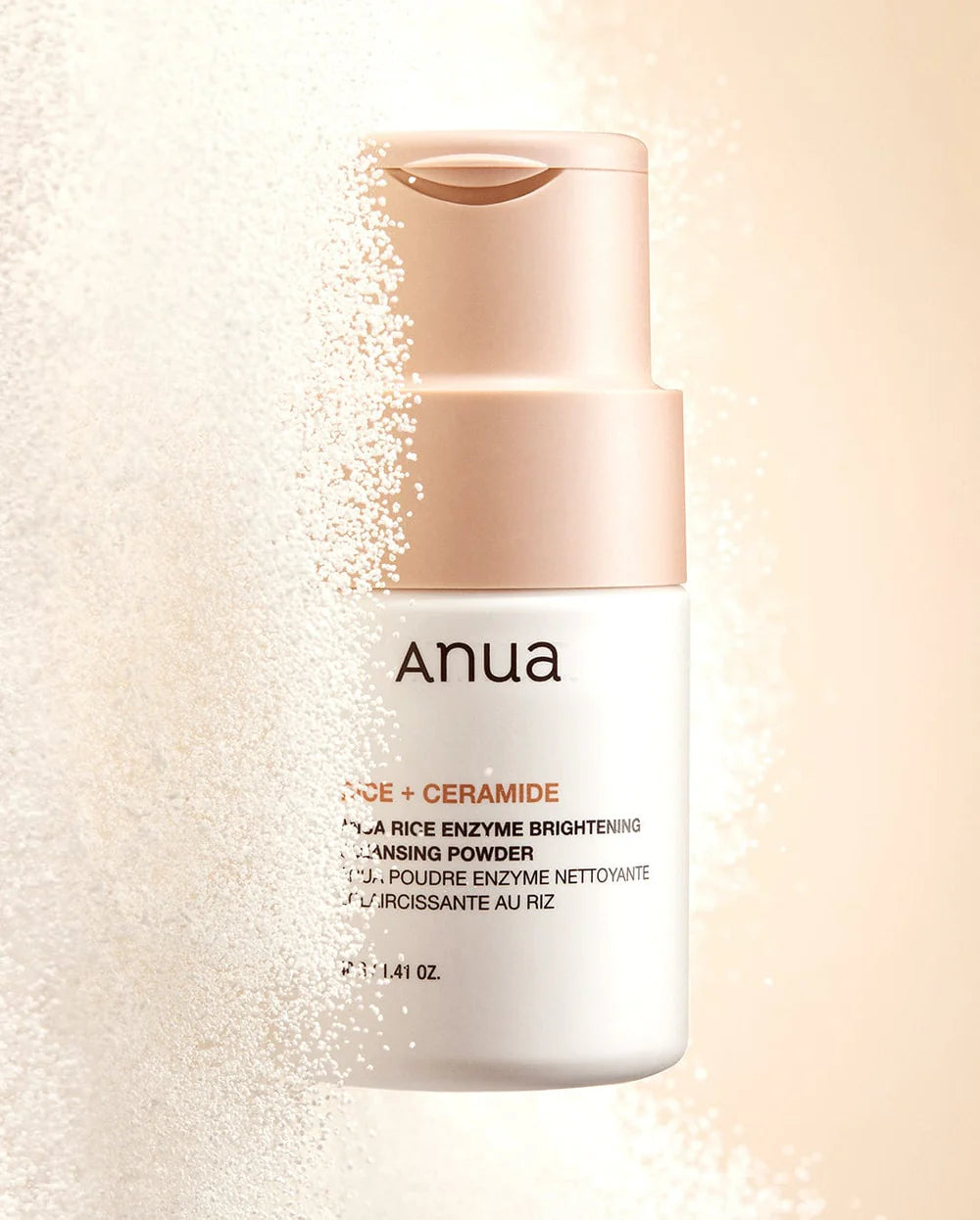 Anua Rice Enzyme Brightening Cleansing Powder | Korean powder face wash for radiant skin | Buy in Dubai at Mirae Beauty Hub UAE. Still Life