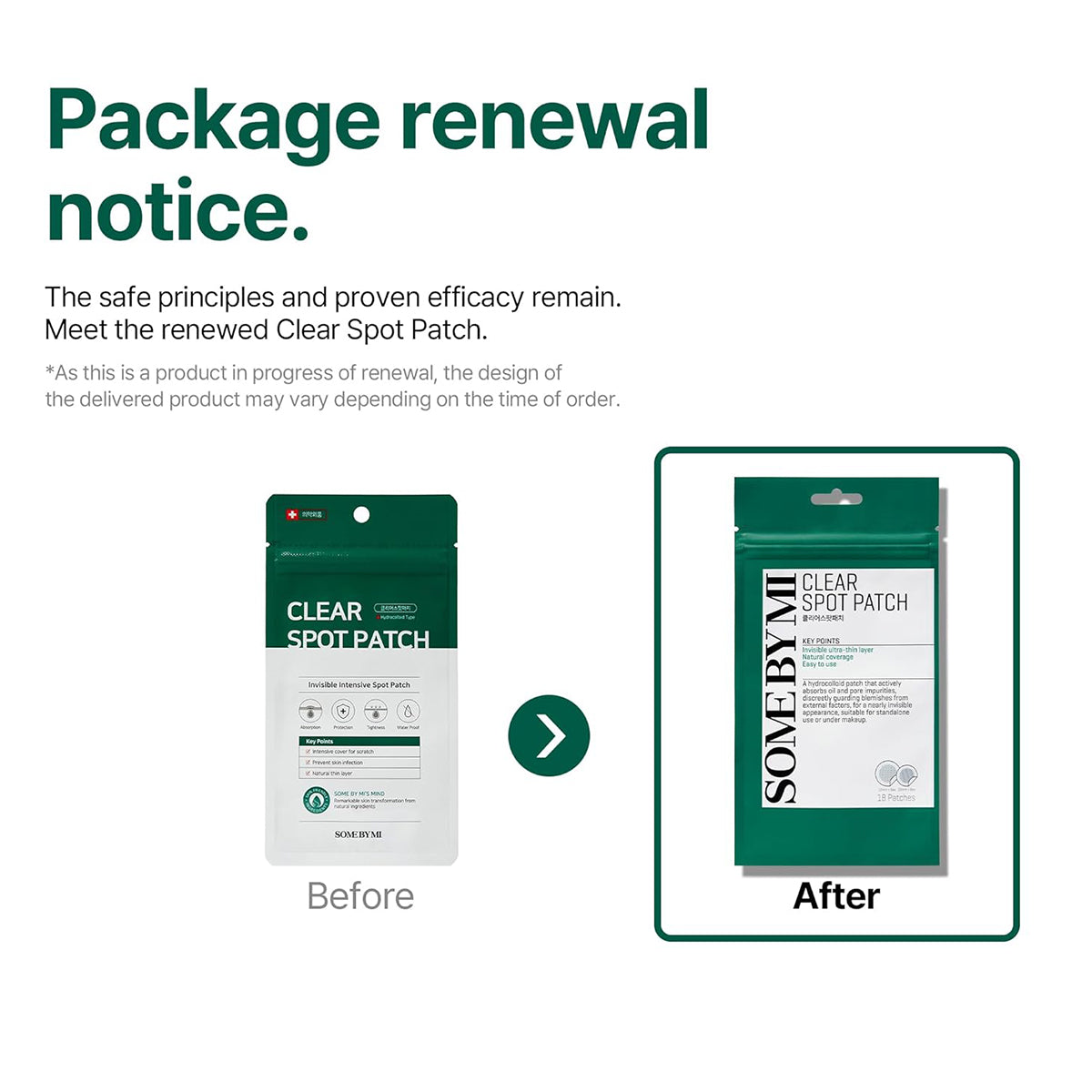 SOME BY MI 30 Days Miracle Clear Spot Patch – Korean acne pimple patches for fast healing and discreet wear. New Packaging