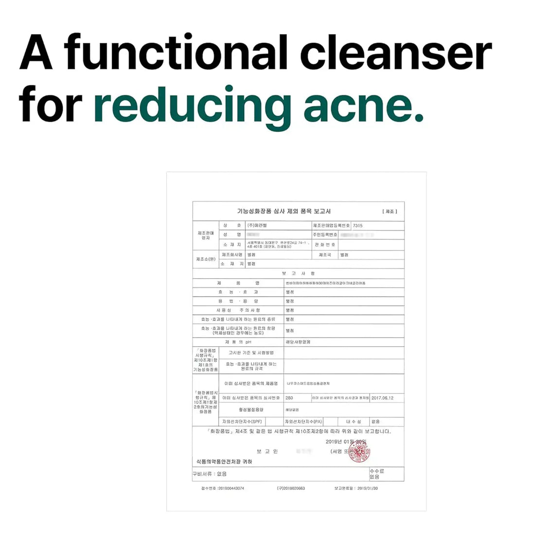 SOME BY MI AHA-BHA-PHA 30 Days Miracle Acne Clear Foam 100mL functional cleanser effective for reducing acne