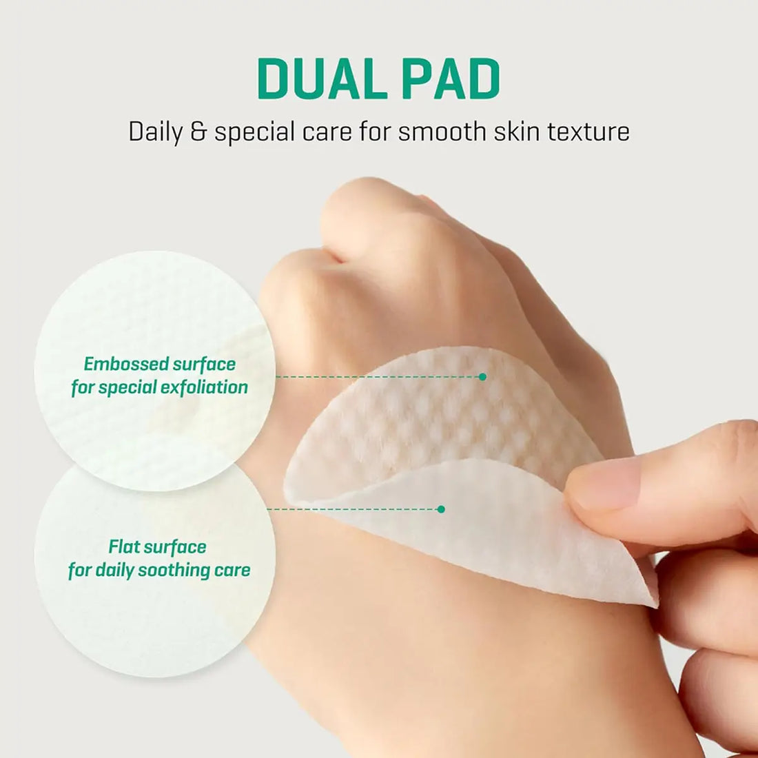 SOME BY MI AHA BHA PHA 30 Days Miracle Truecica Clear Pad 70 Pads 125mL dual pad for smooth skin texture and special exfoliation.