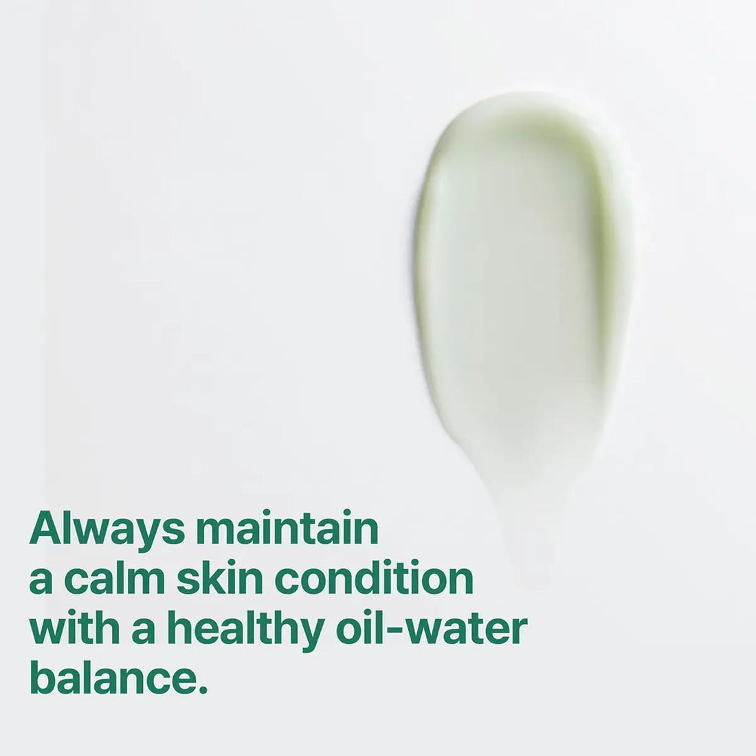 Some texture of SOME BY MI AHA BHA PHA Miracle Cream 60g emphasizing calm skin and a healthy oil-water balance.