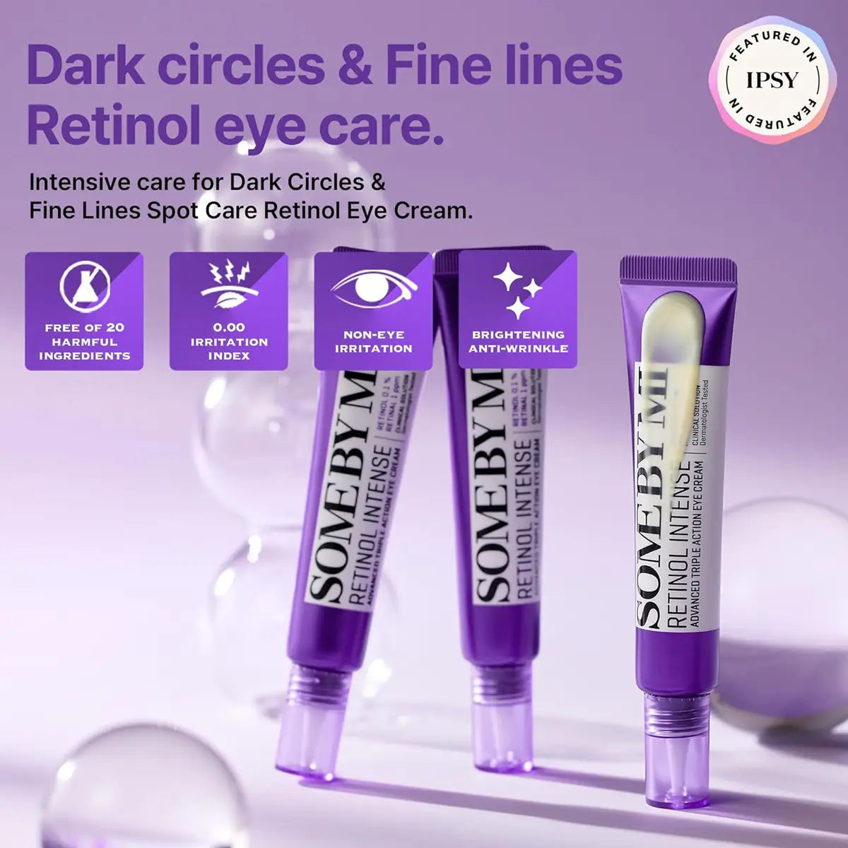 SOME BY MI Retinol Intense Advanced Triple Action Eye Cream 30mL for dark circles and fine lines treatment
