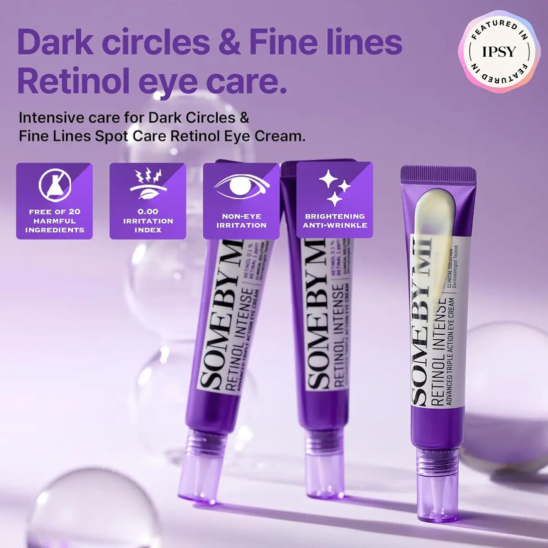 SOME BY MI Retinol Intense Advanced Triple Action Eye Cream 30mL for dark circles and fine lines treatment