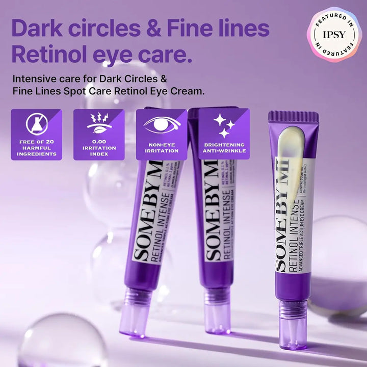 SOME BY MI Retinol Intense Advanced Triple Action Eye Cream 30mL for dark circles and fine lines treatment