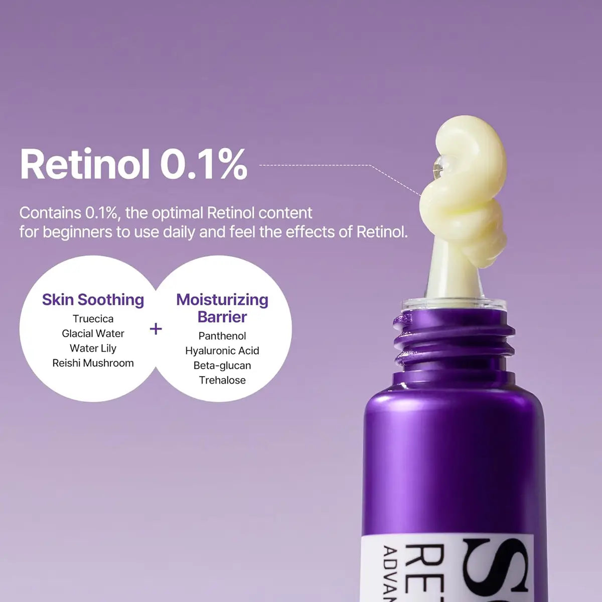 SOME BY MI Retinol Intense Advanced Triple Action Eye Cream 30mL with 0.1% Retinol for effective skin care.