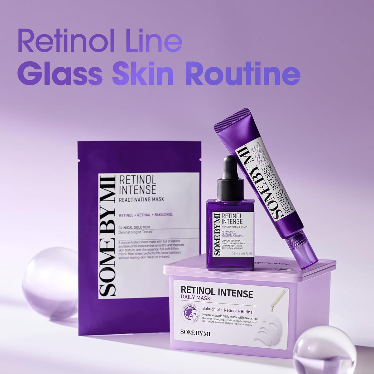 SOME BY MI Retinol Intense Reactivating Serum – Korean anti-aging serum for wrinkles, elasticity, and youthful skin glow. Range