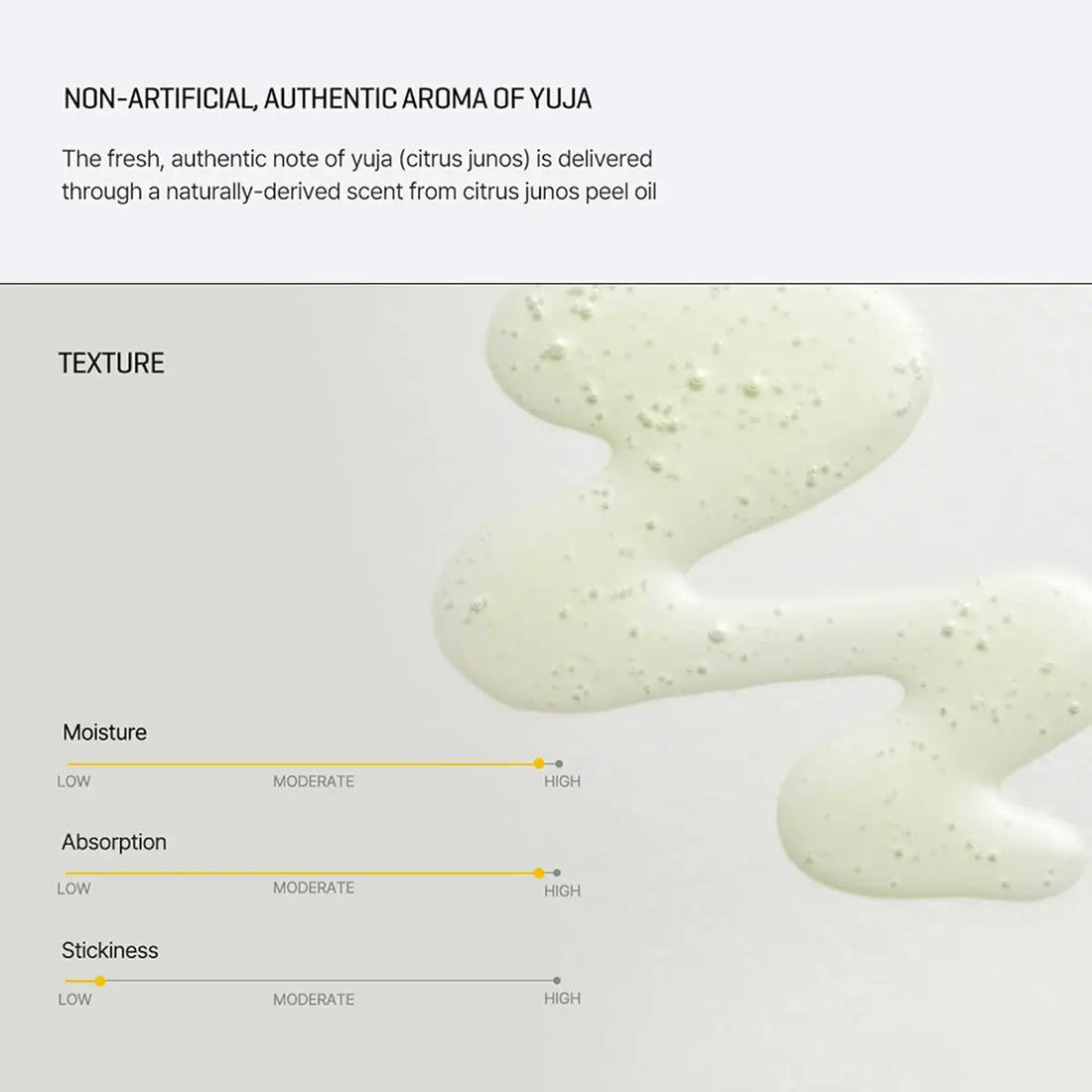 SOME BY MI Yuja Niacin 30 Days Miracle Brightening Toner 150mL showing texture and moisture levels.