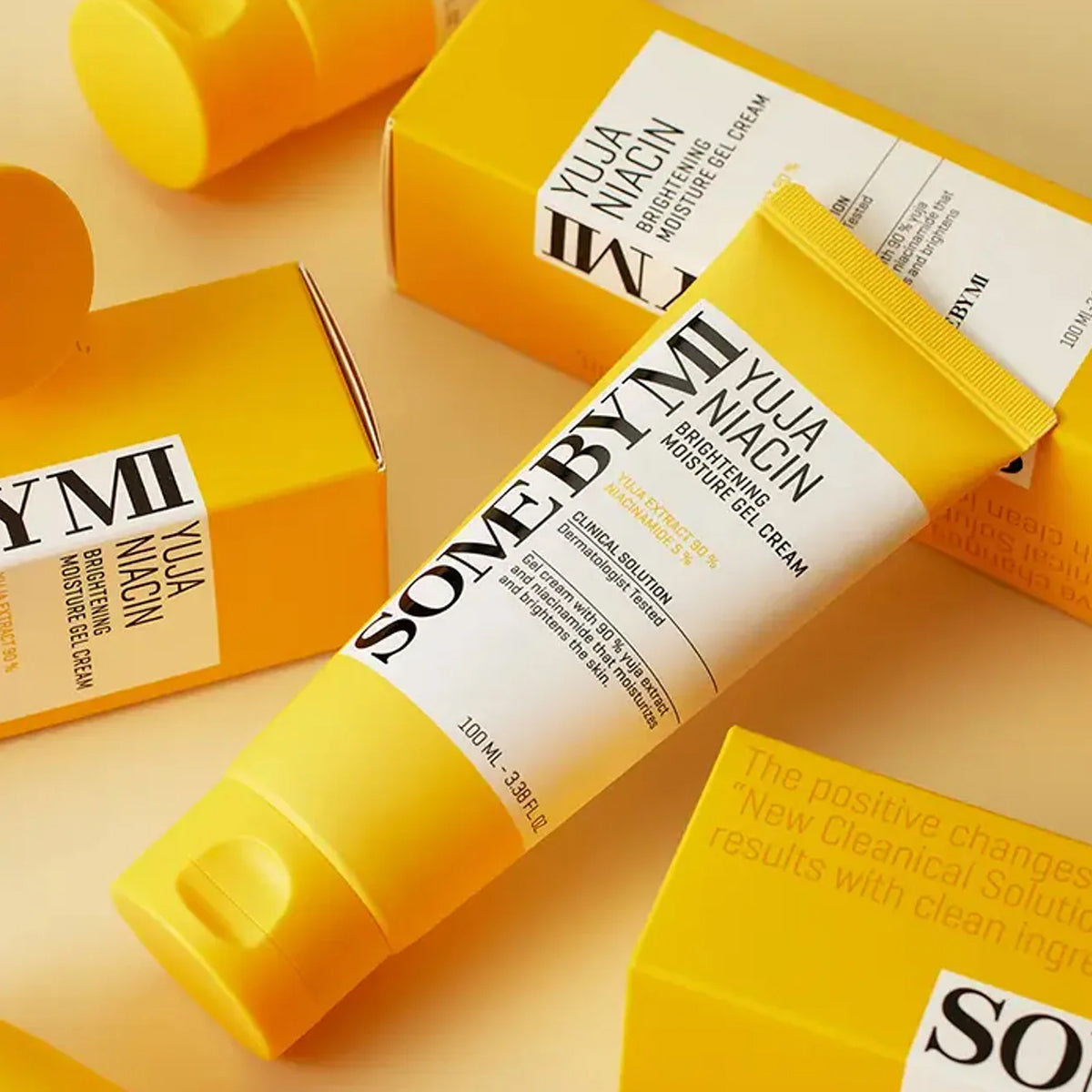 SOME BY MI Yuja Niacin Anti-Blemish Starter Kit – 4-step Korean brightening skincare routine for dark spots and glowing skin. Gel