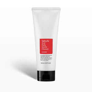 Cosrx Salicylic Acid Daily Gentle Cleanser tube on a white background