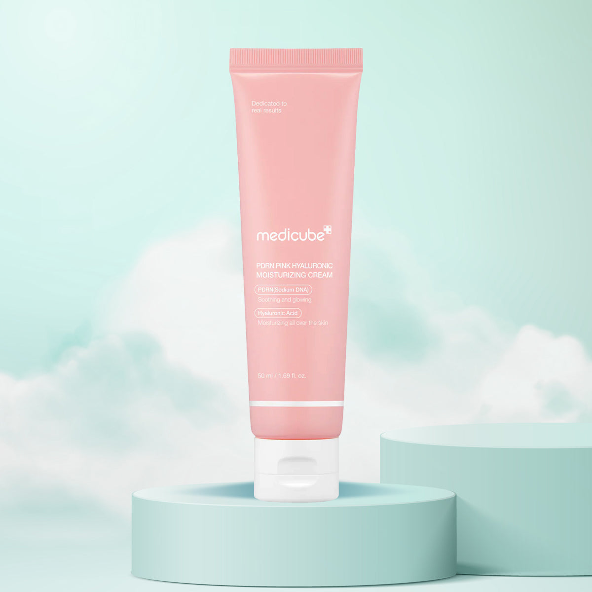 Medicube Salmon DNA PDRN Pink Hyaluronic Cream – Korean moisturizer for dry and sensitive skin in UAE