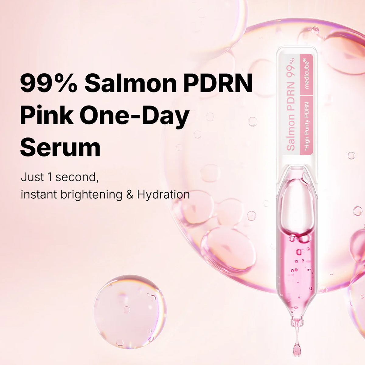 Salmon PDRN Pink One Day Serum – Anti-aging brightening serum for radiant skin